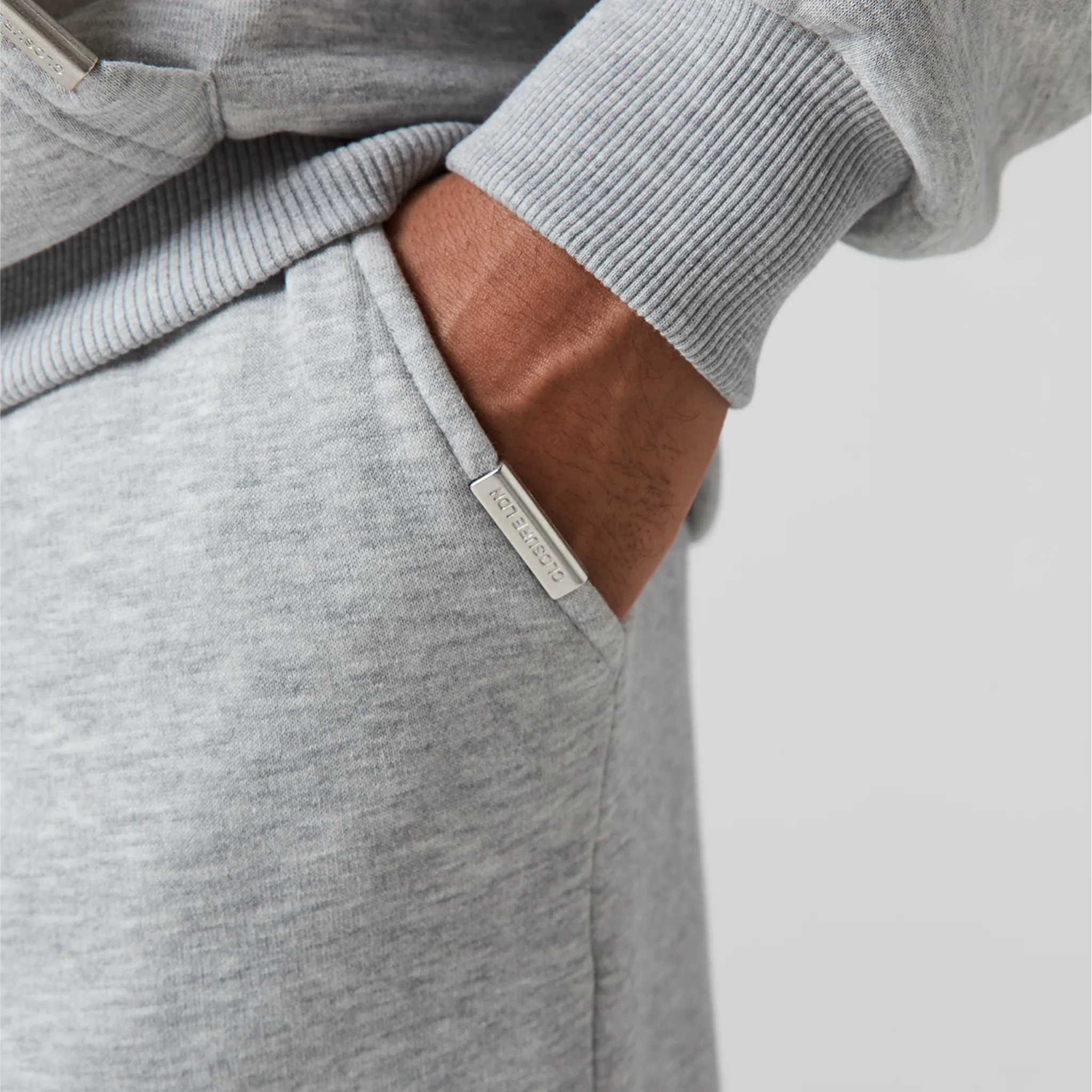 2-Pack Relaxed Fit Open Hem Joggers | Dark Grey / Grey Marl