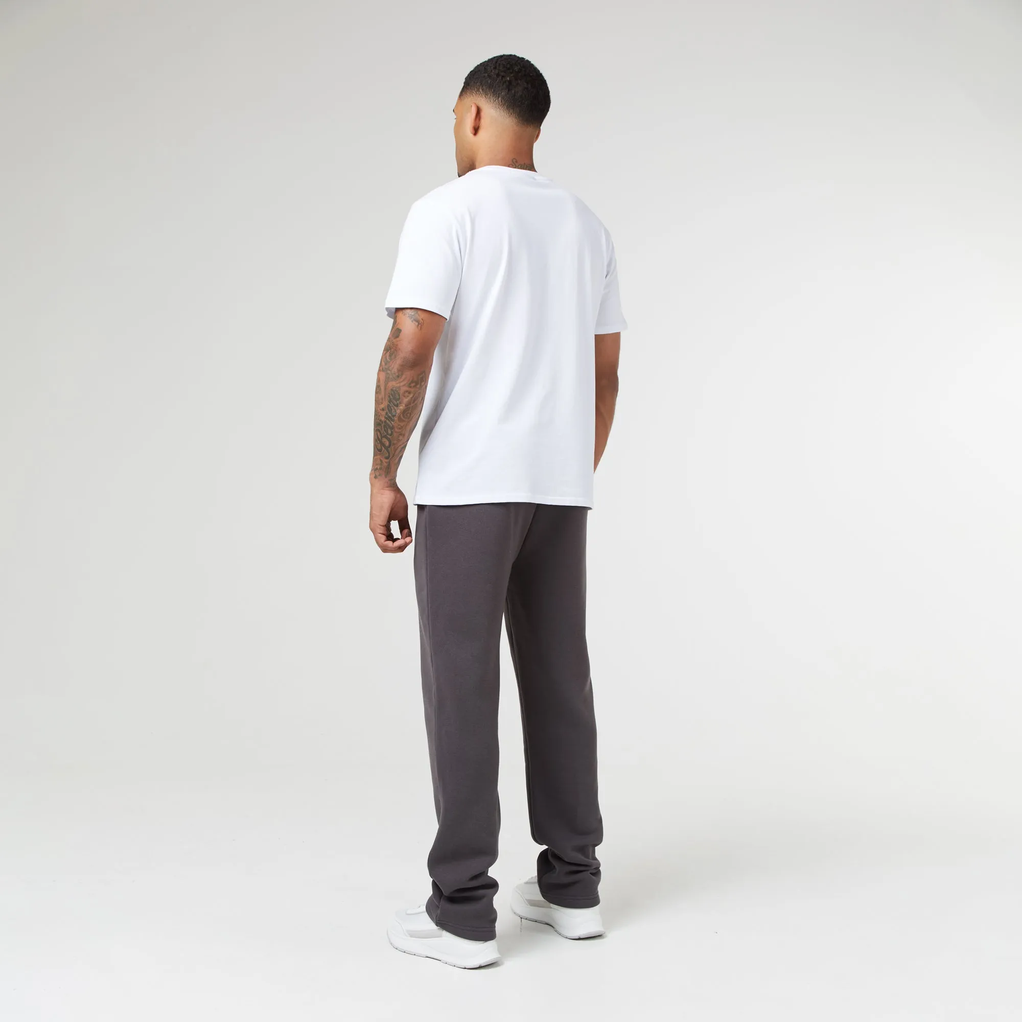 2-Pack Relaxed Fit Open Hem Joggers | Dark Grey / Grey Marl