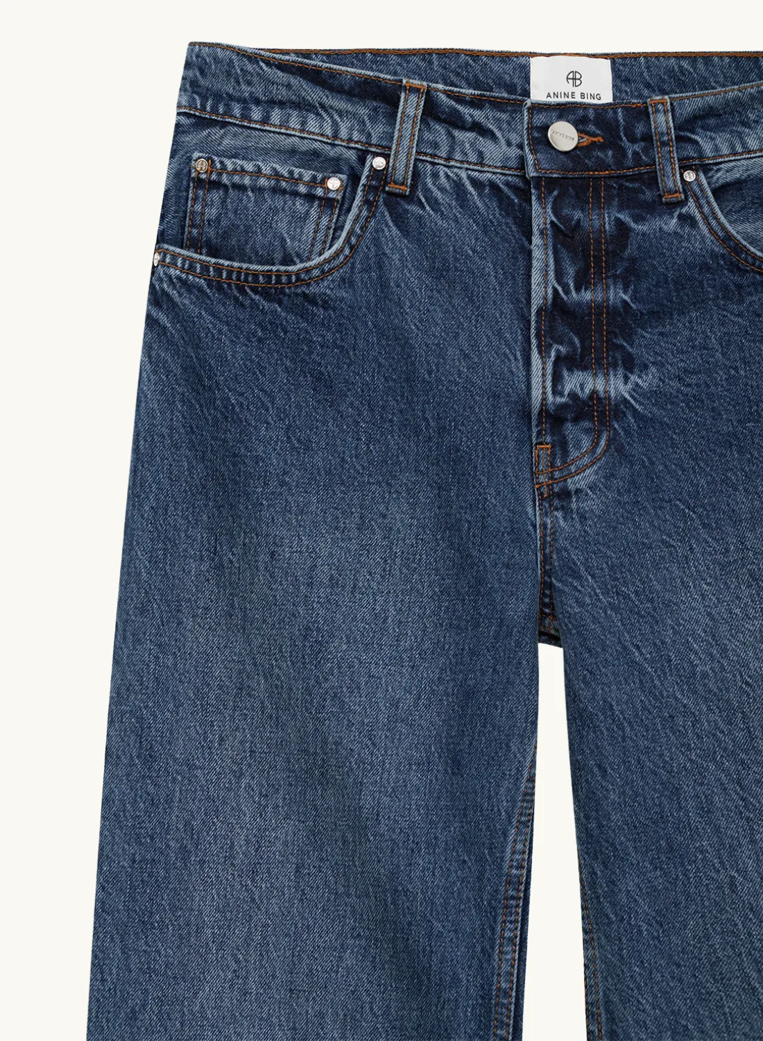 Anine Bing Hugh Jean in DARK INDIGO
