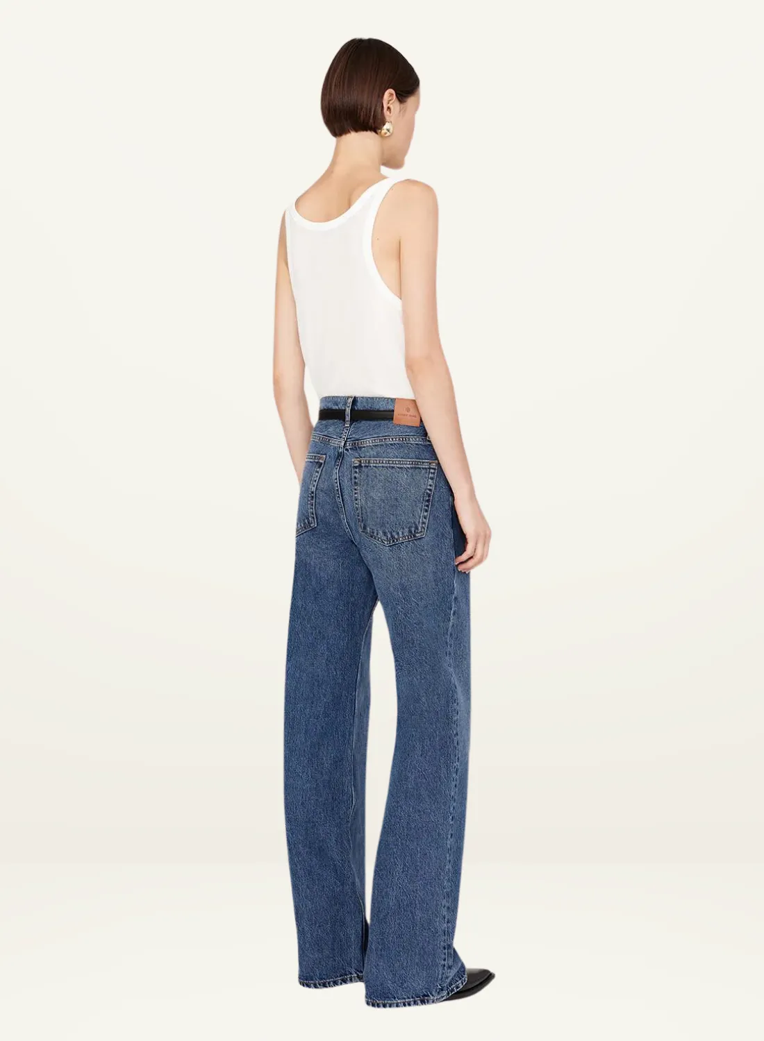 Anine Bing Hugh Jean in DARK INDIGO