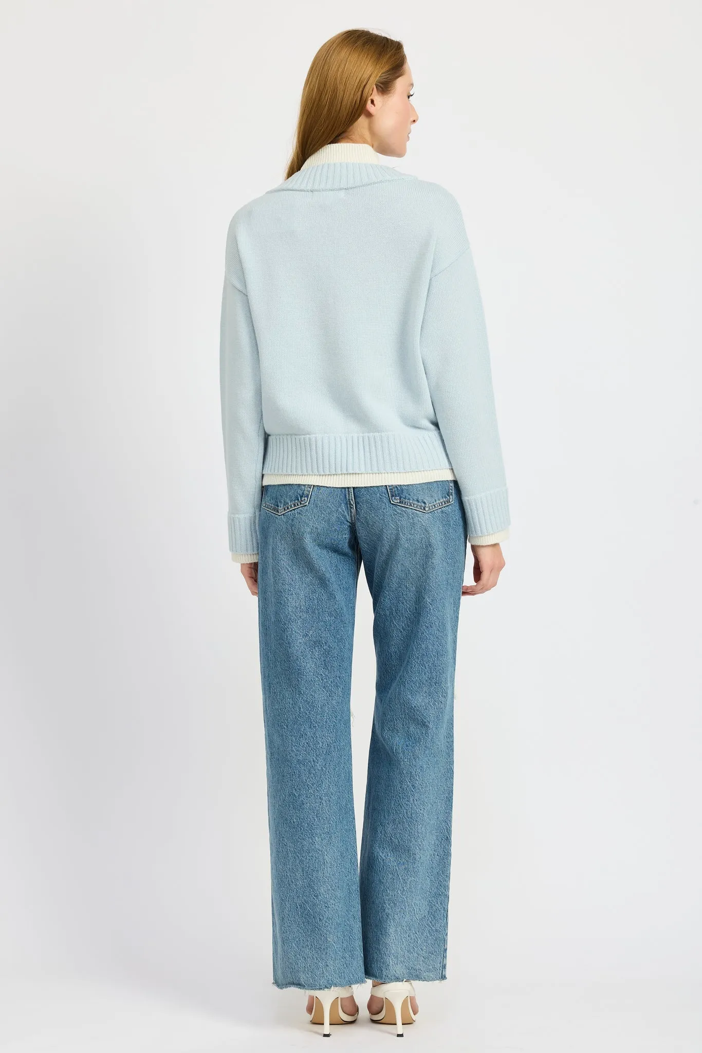 Ayden Knit Sweater (Ice Blue)