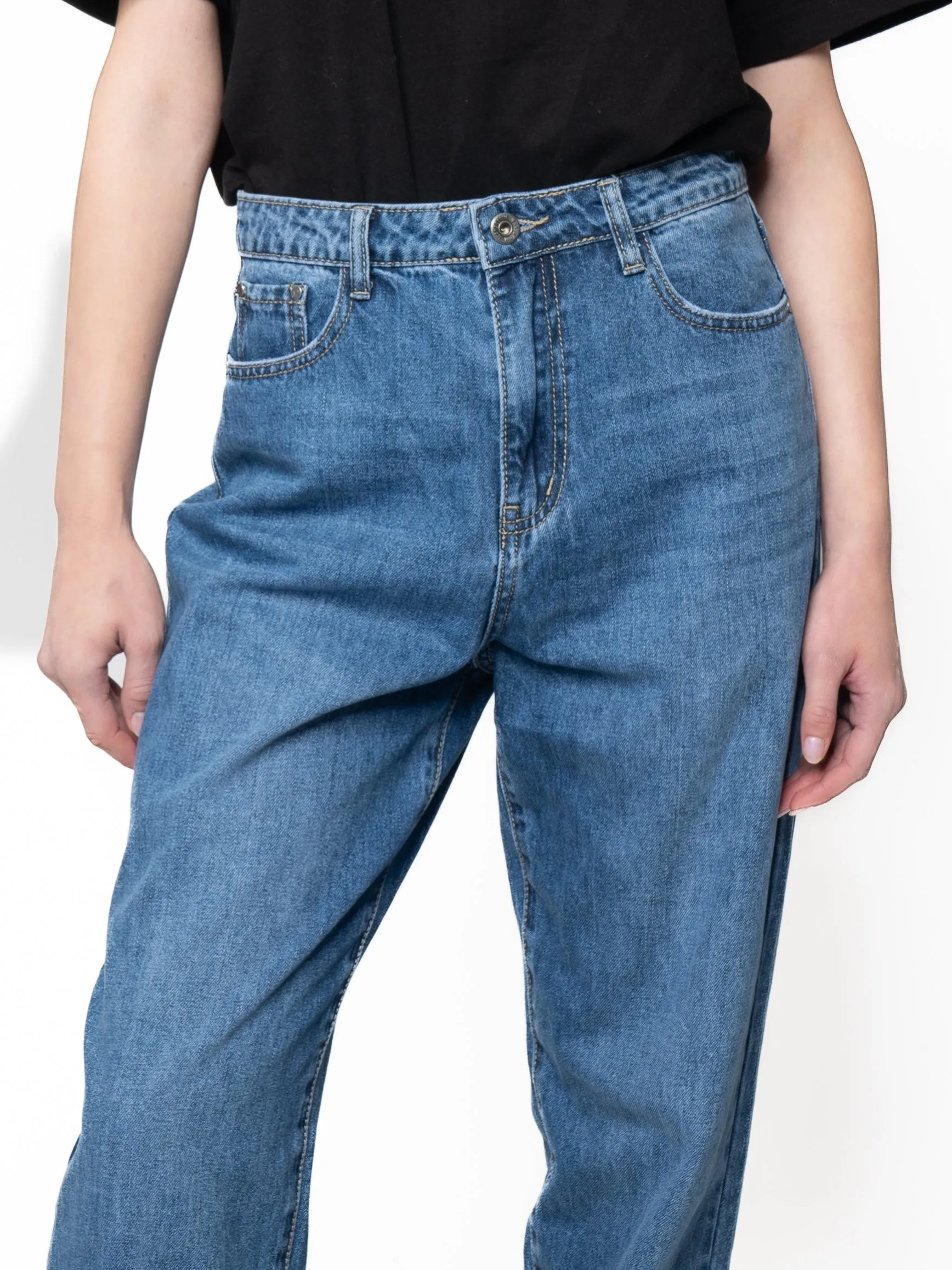 BARCELONA - White Marabou Feather Jeans