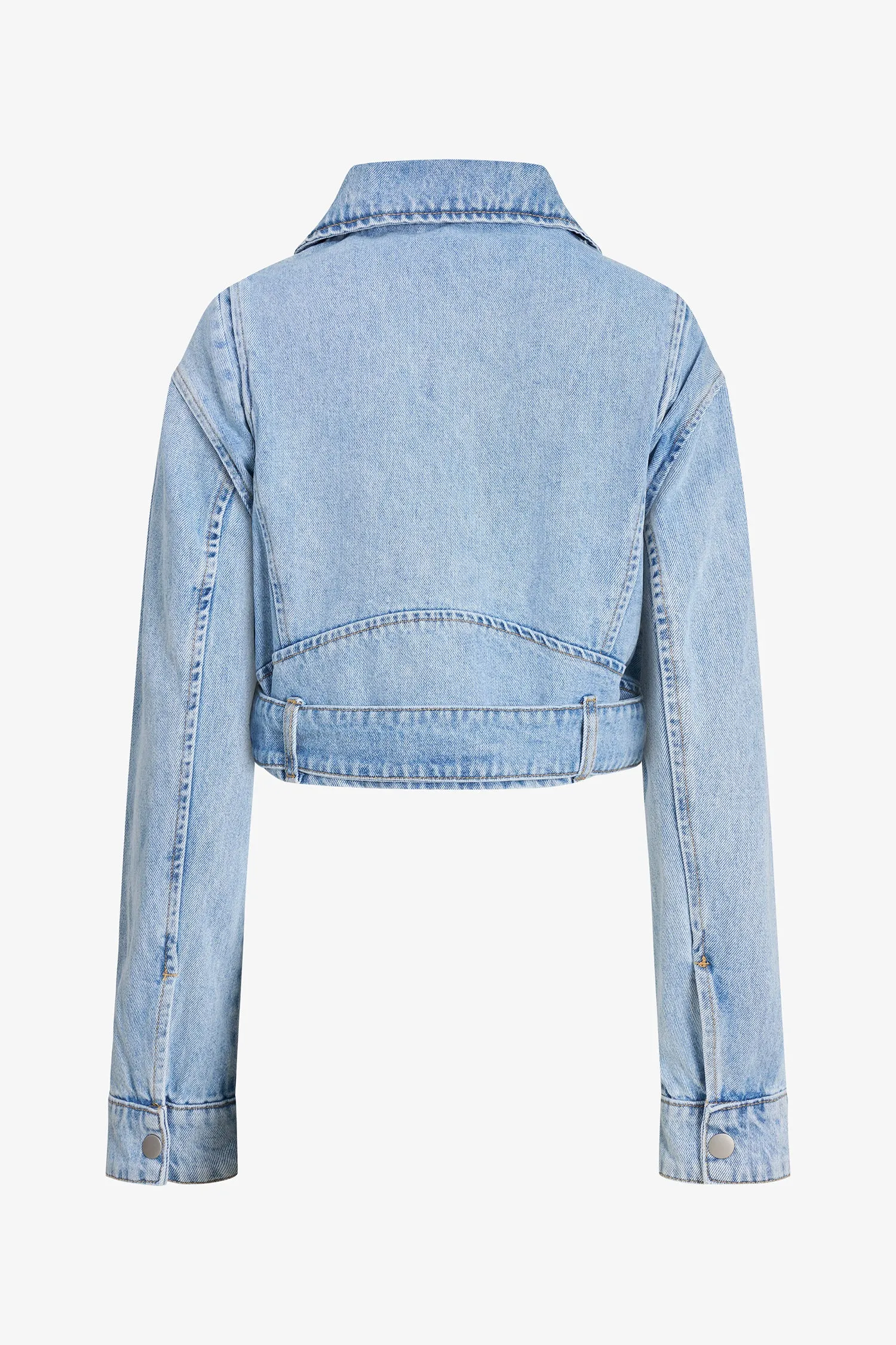 Belted Denim Jacket | Ema&Carla
