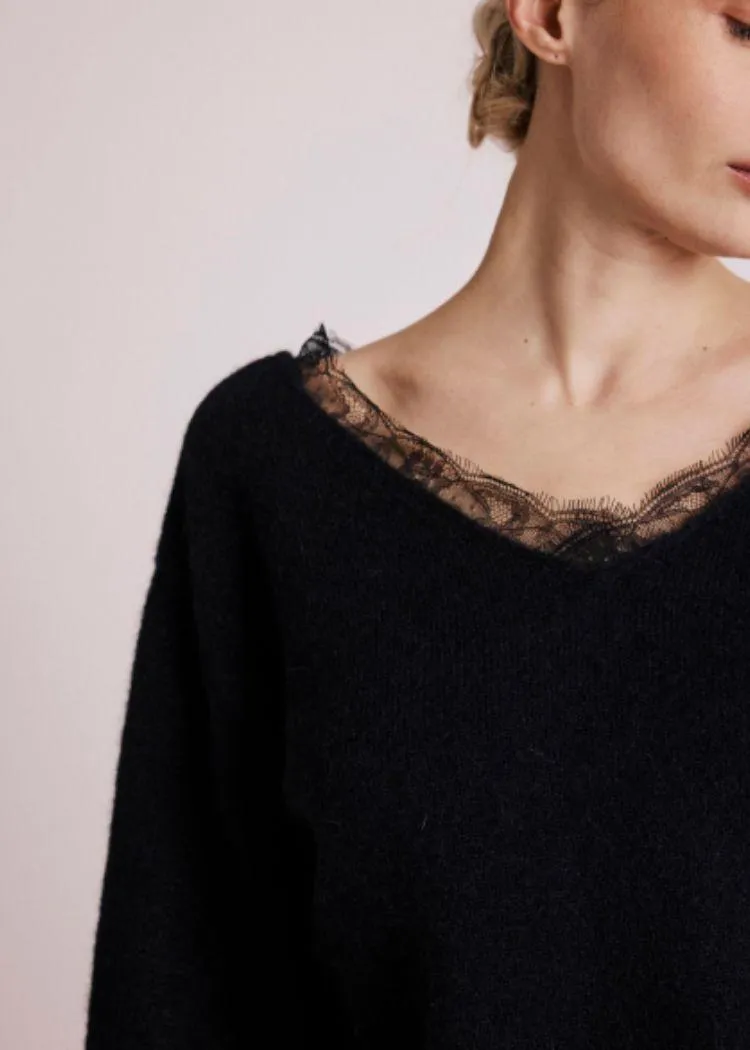 Berenice Arnania Lace Collar Sweater ***FINAL SALE***