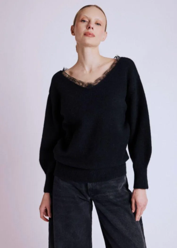 Berenice Arnania Lace Collar Sweater ***FINAL SALE***