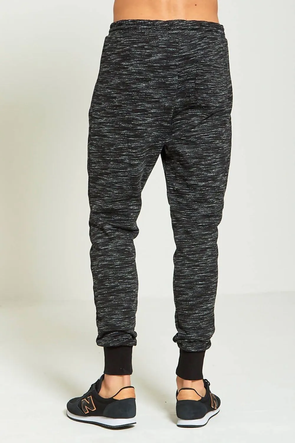 Black Space Dyed Joggers