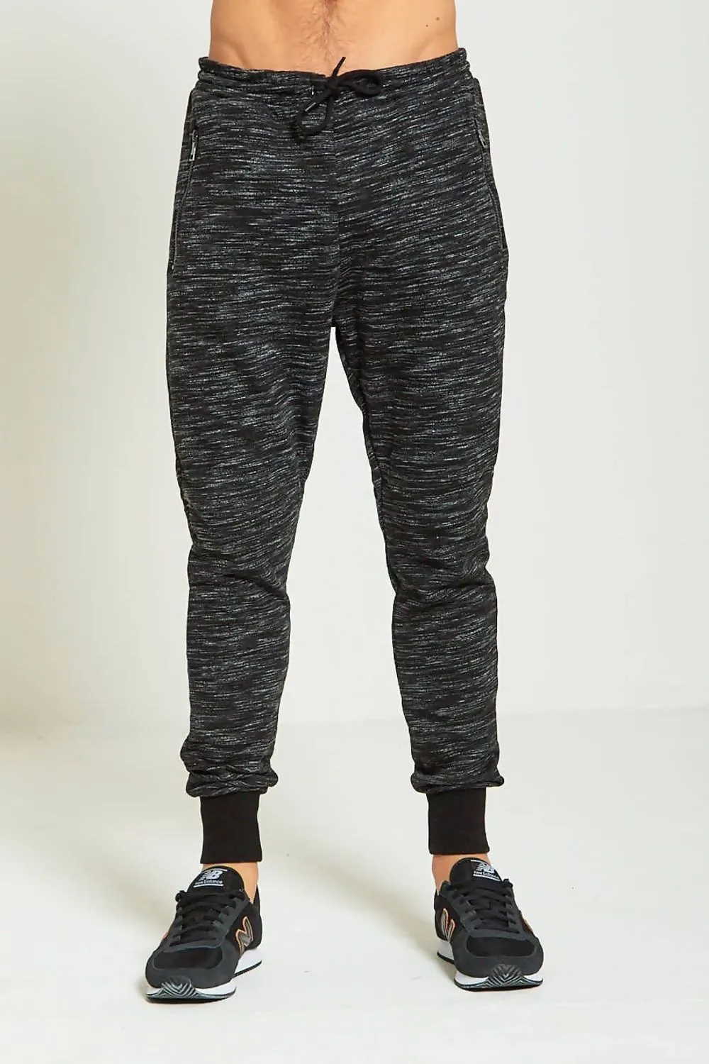 Black Space Dyed Joggers