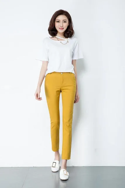 Casual Pencil Pant Elegant Work