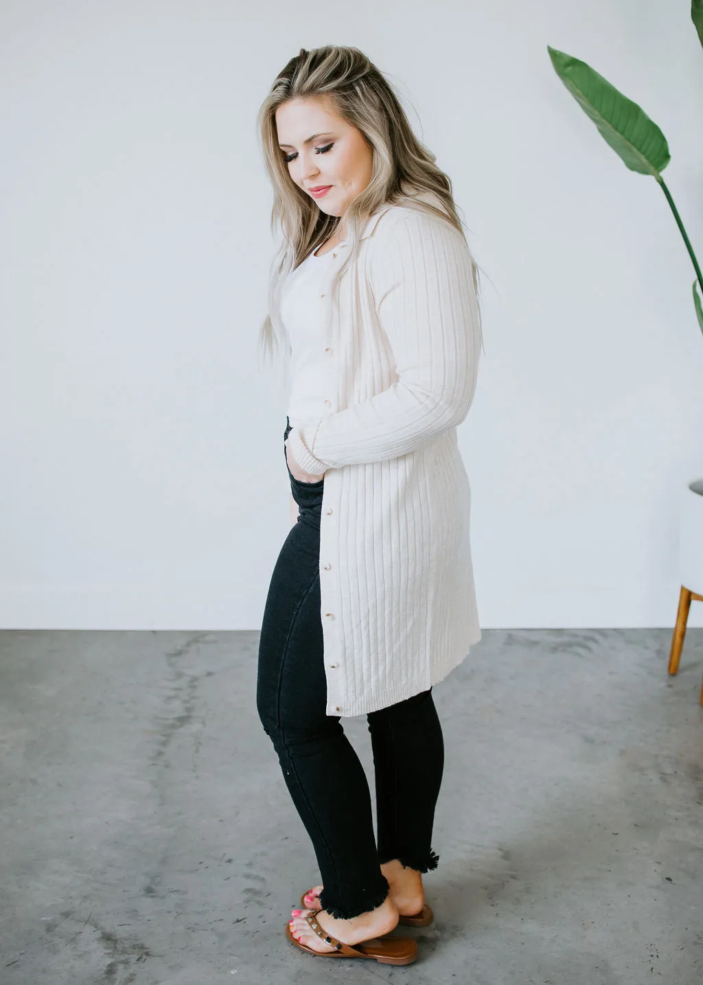 Cherish Me Ribbed Knit Cardigan