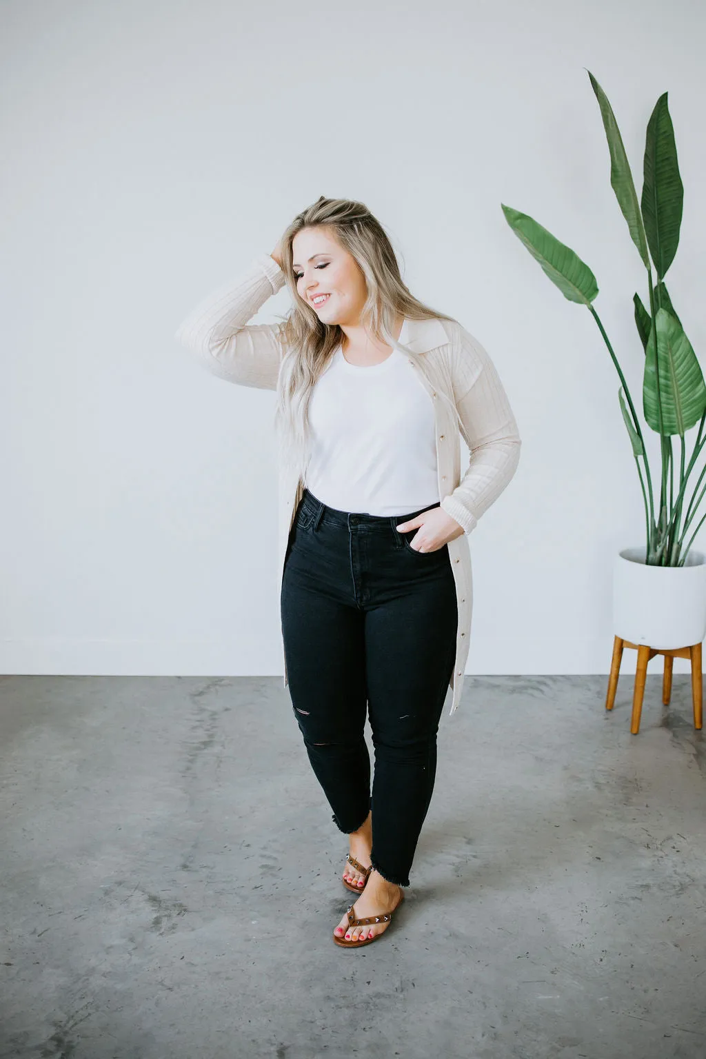 Cherish Me Ribbed Knit Cardigan