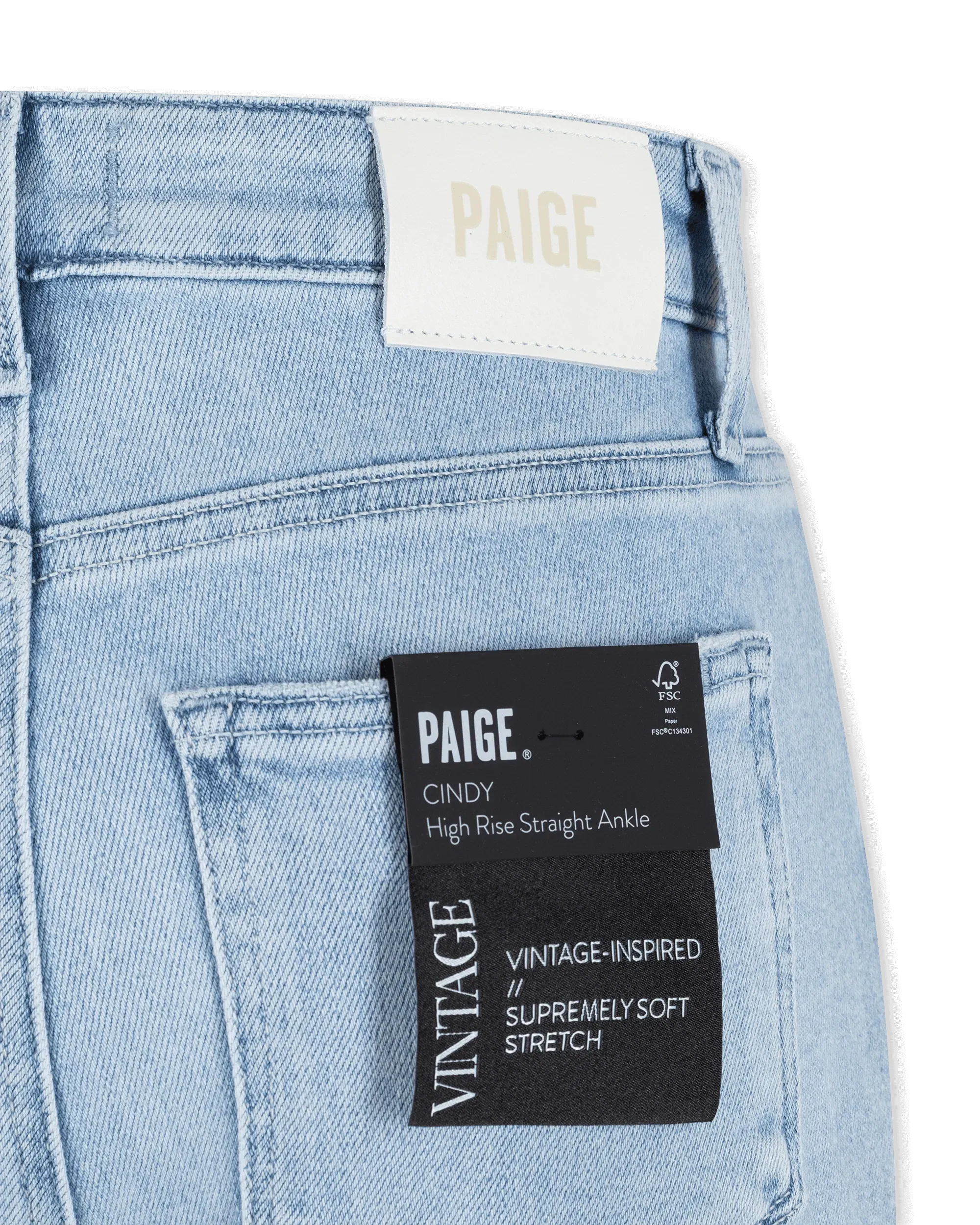 Cindy Stellar Hem Ultra High-Rise Jeans