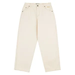 Classic Baggy Denim Pants, Warm White
