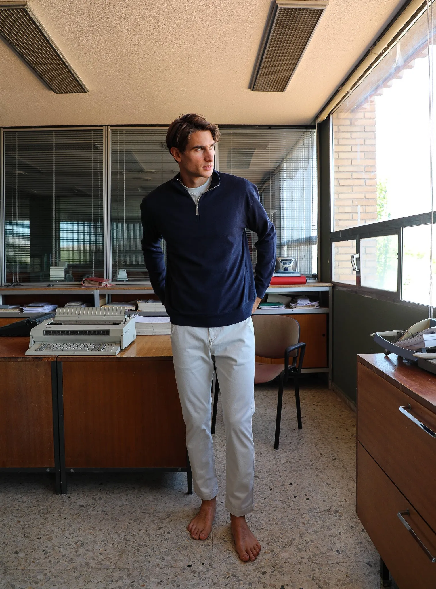 Cozy Flow Jumper Navy