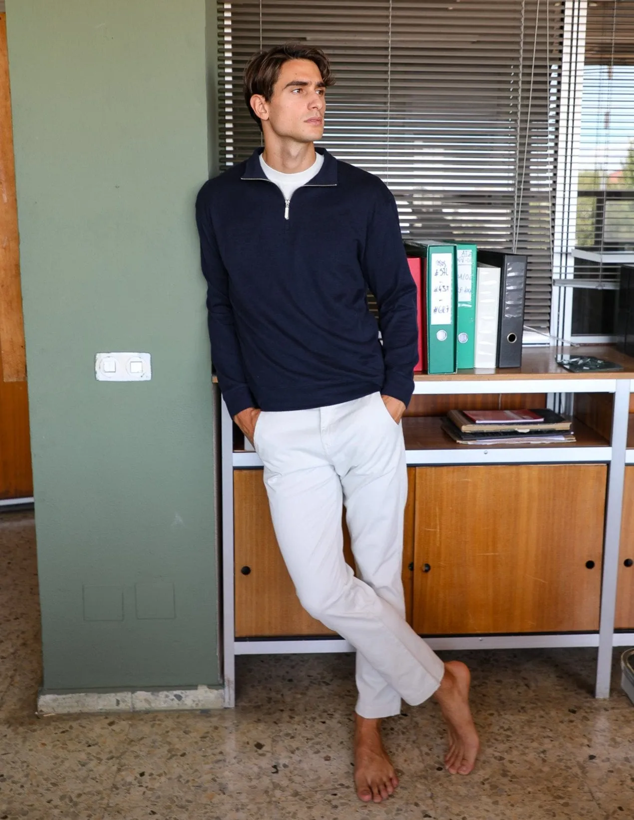 Cozy Flow Jumper Navy