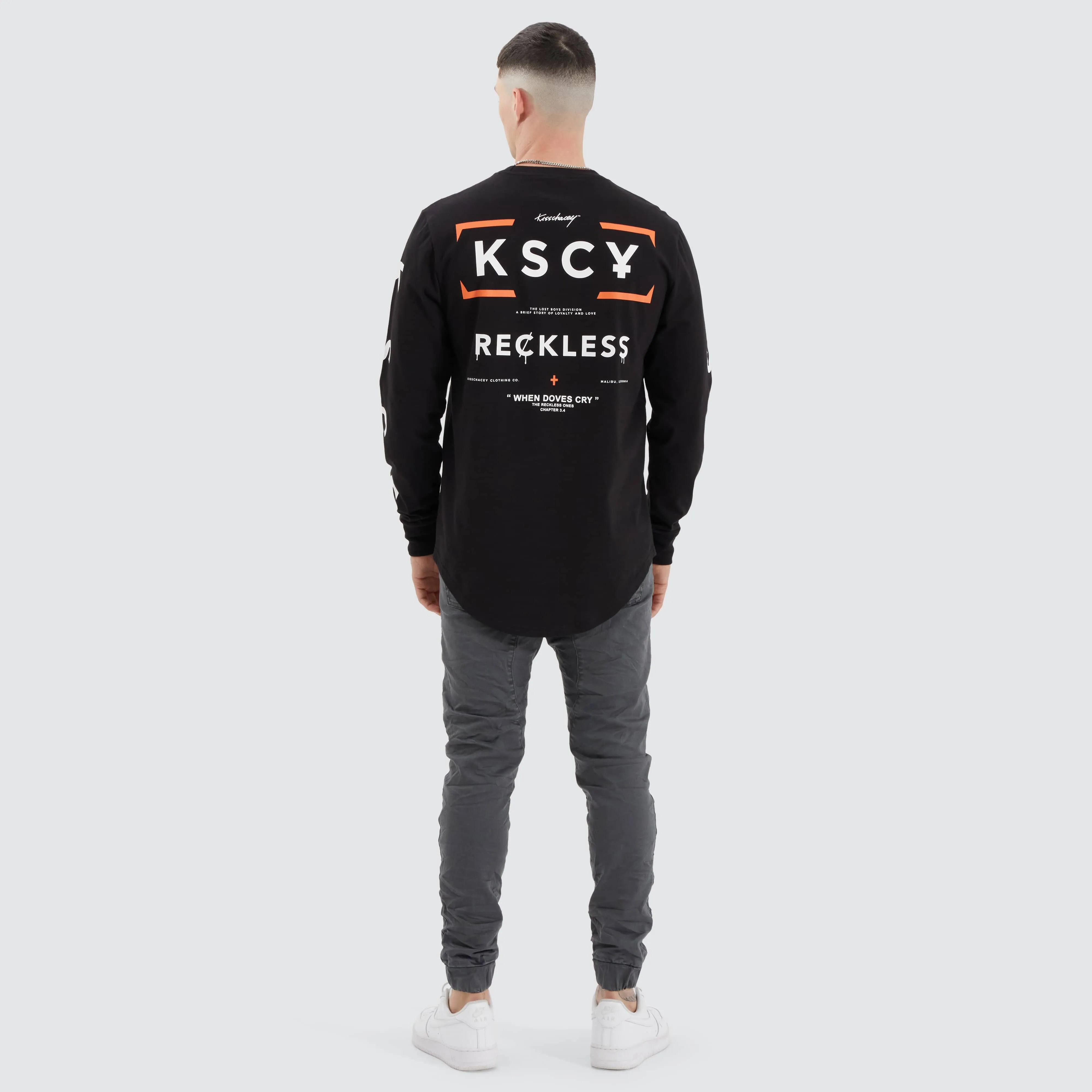 Dassel Dual Curved Longsleeve Tee Jet Black
