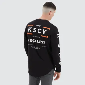 Dassel Dual Curved Longsleeve Tee Jet Black