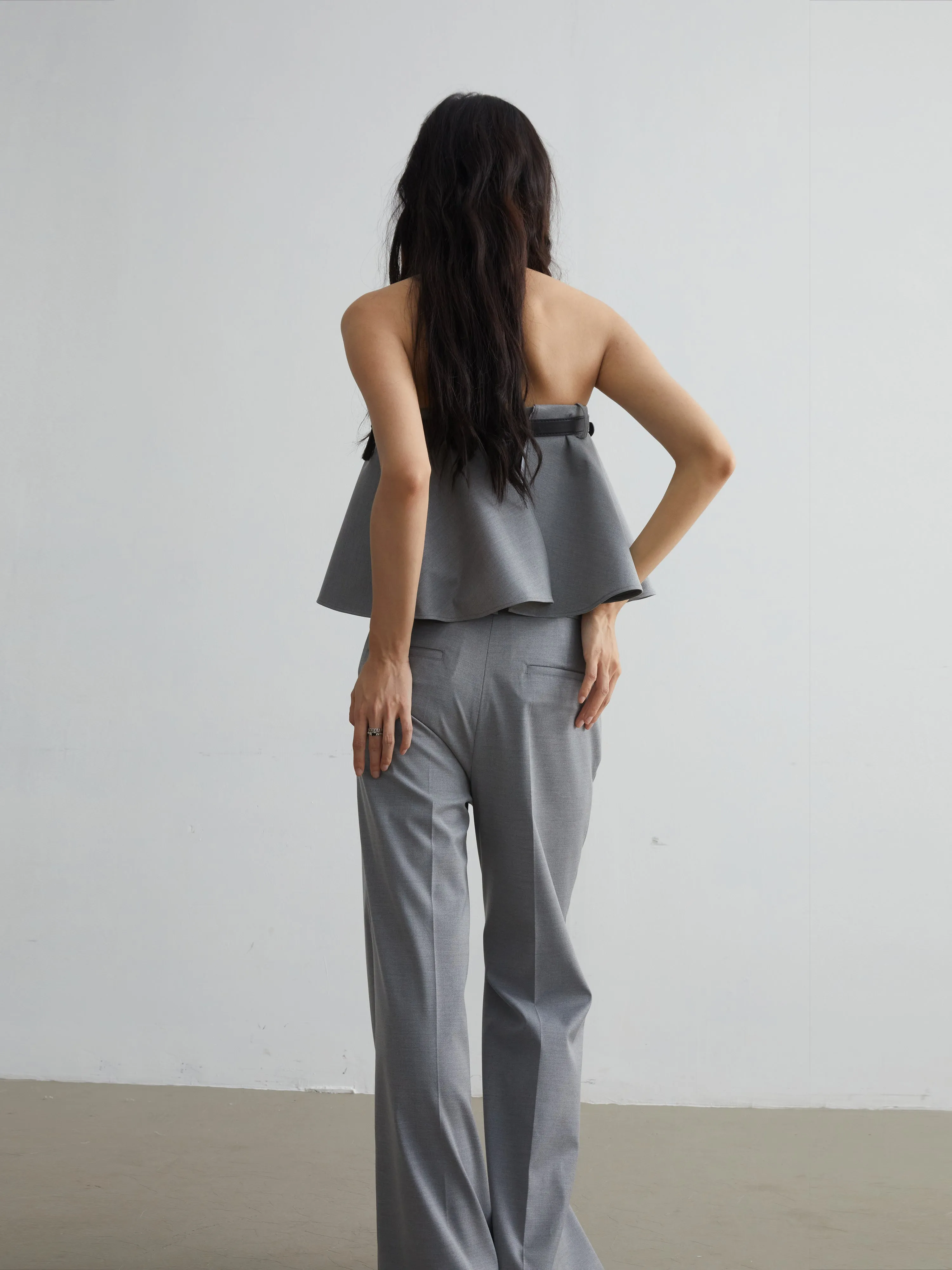 Elegant Skirt Pants Set