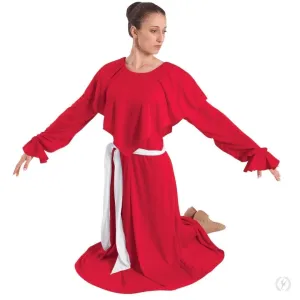 Eurotard 13737 Polyester Shawl Collar Dress - Closeout