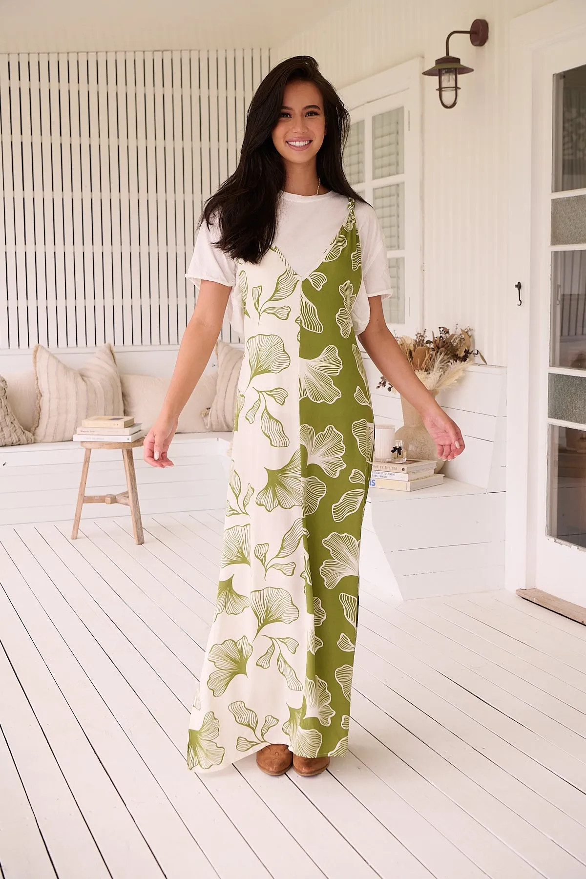 Freda Pinafore Dress - Emery
