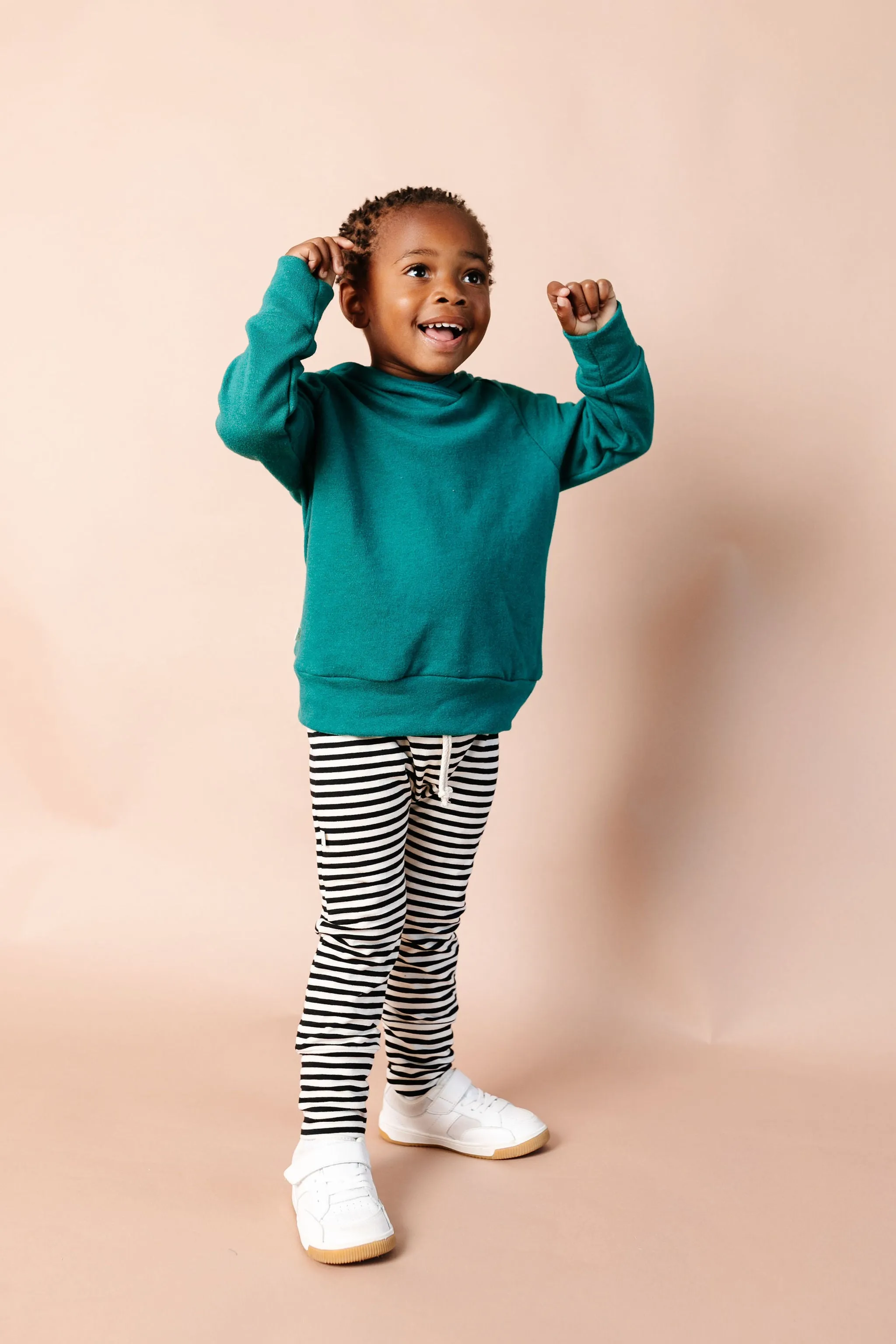gusset pants CO - black stripe
