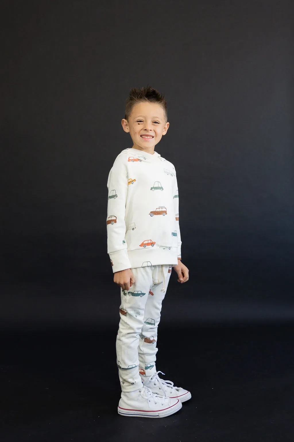 gusset pants CO - cars on natural