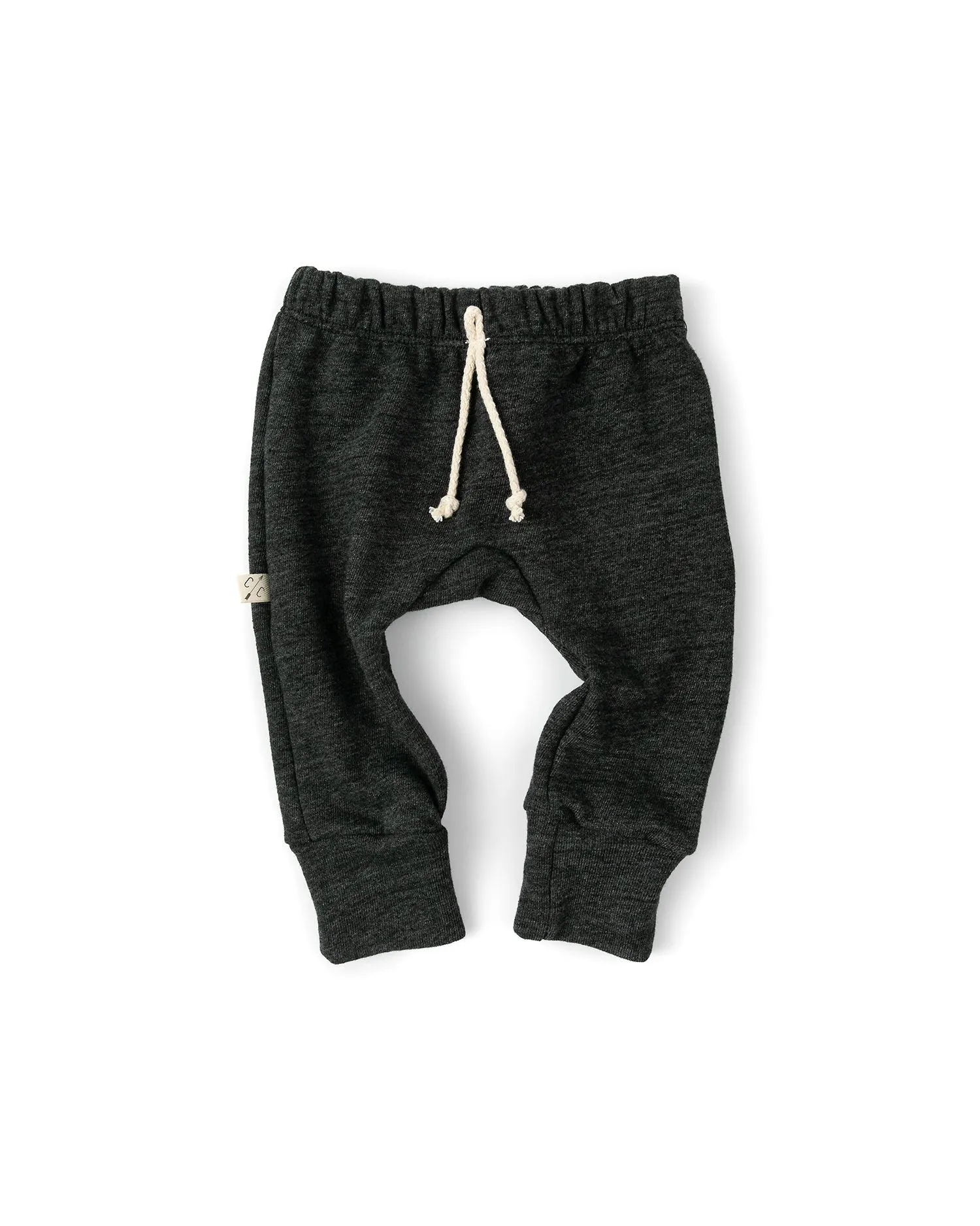 gusset pants CO - heather black
