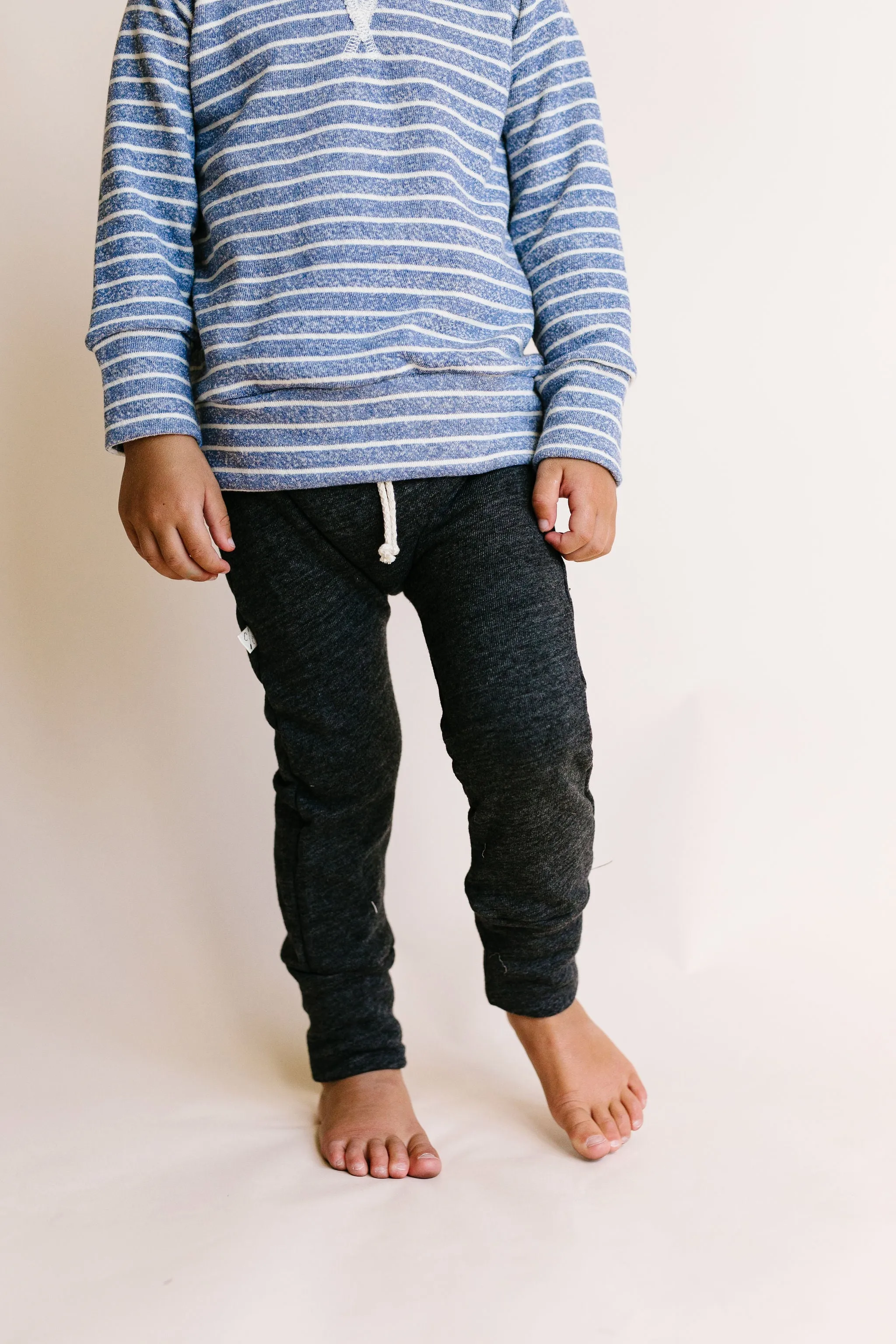 gusset pants CO - heather black