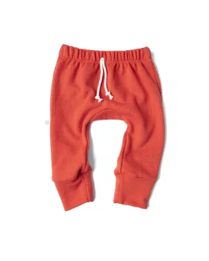 gusset pants CO - lava