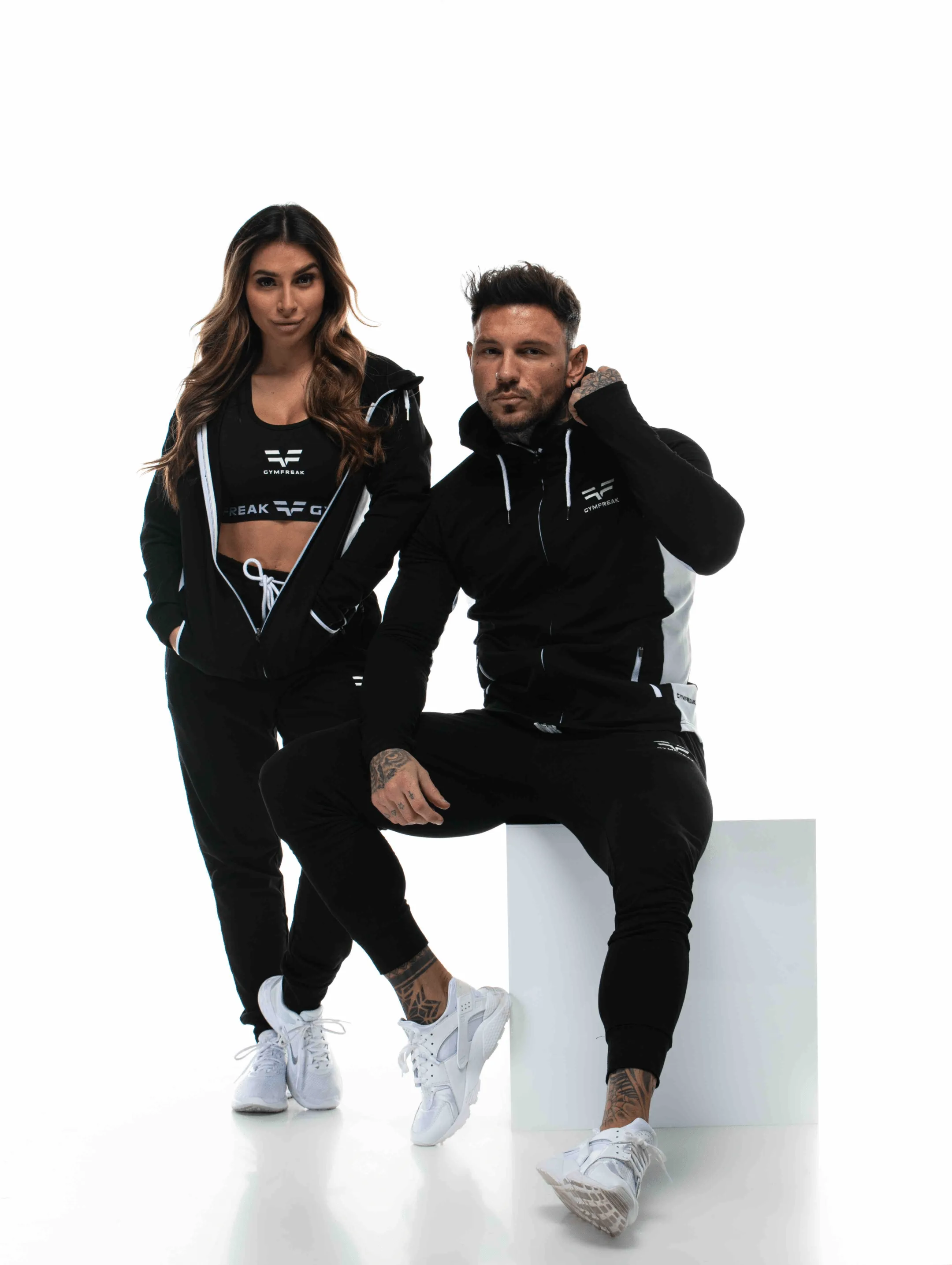 GymFreak Mens Active Joggers - Black