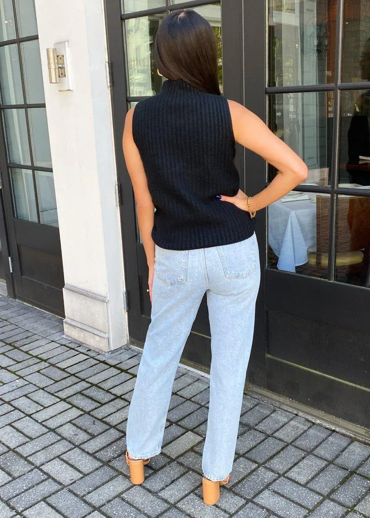 Haley Chunky  Mock Neck Sweater