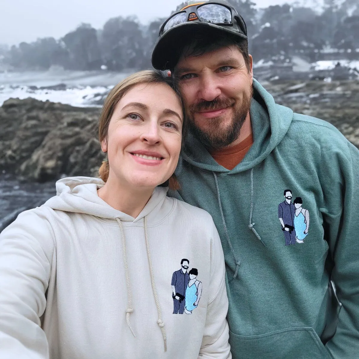 His & Hers Multi-pack: Embroidered Crewneck Sweatshirts & Hoodies