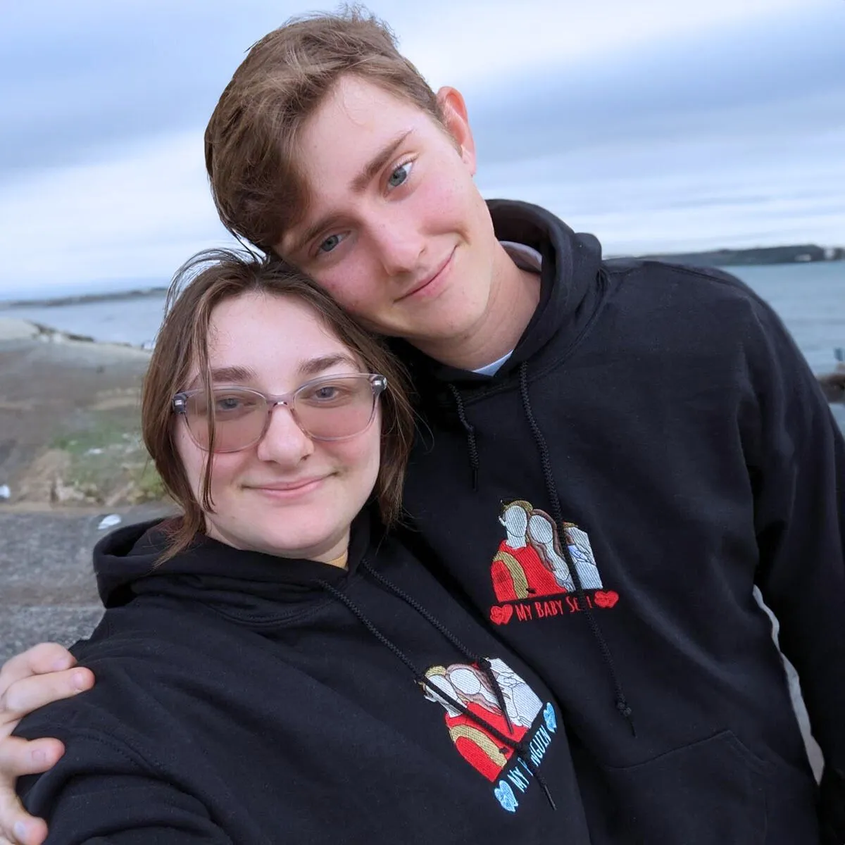 His & Hers Multi-pack: Embroidered Crewneck Sweatshirts & Hoodies
