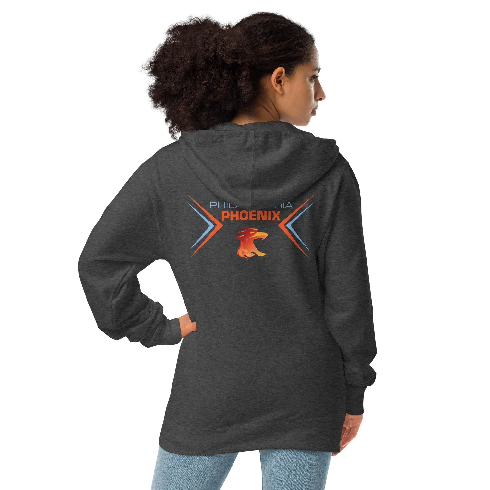 Hotbird Unisex Zip-Up Hoodie