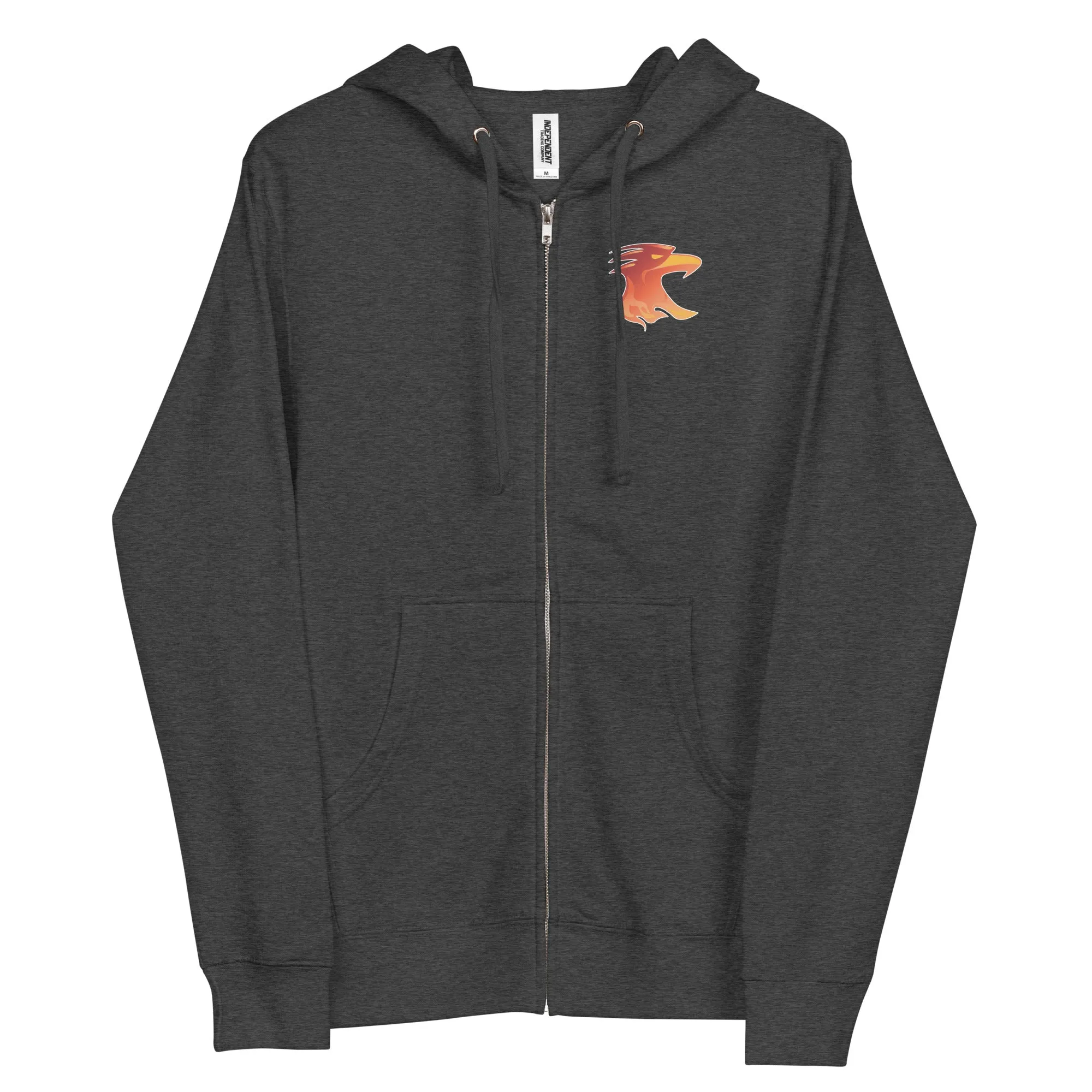 Hotbird Unisex Zip-Up Hoodie