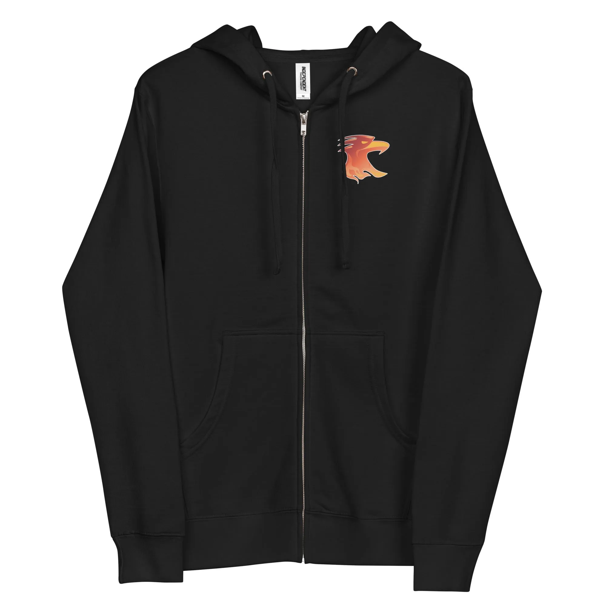 Hotbird Unisex Zip-Up Hoodie
