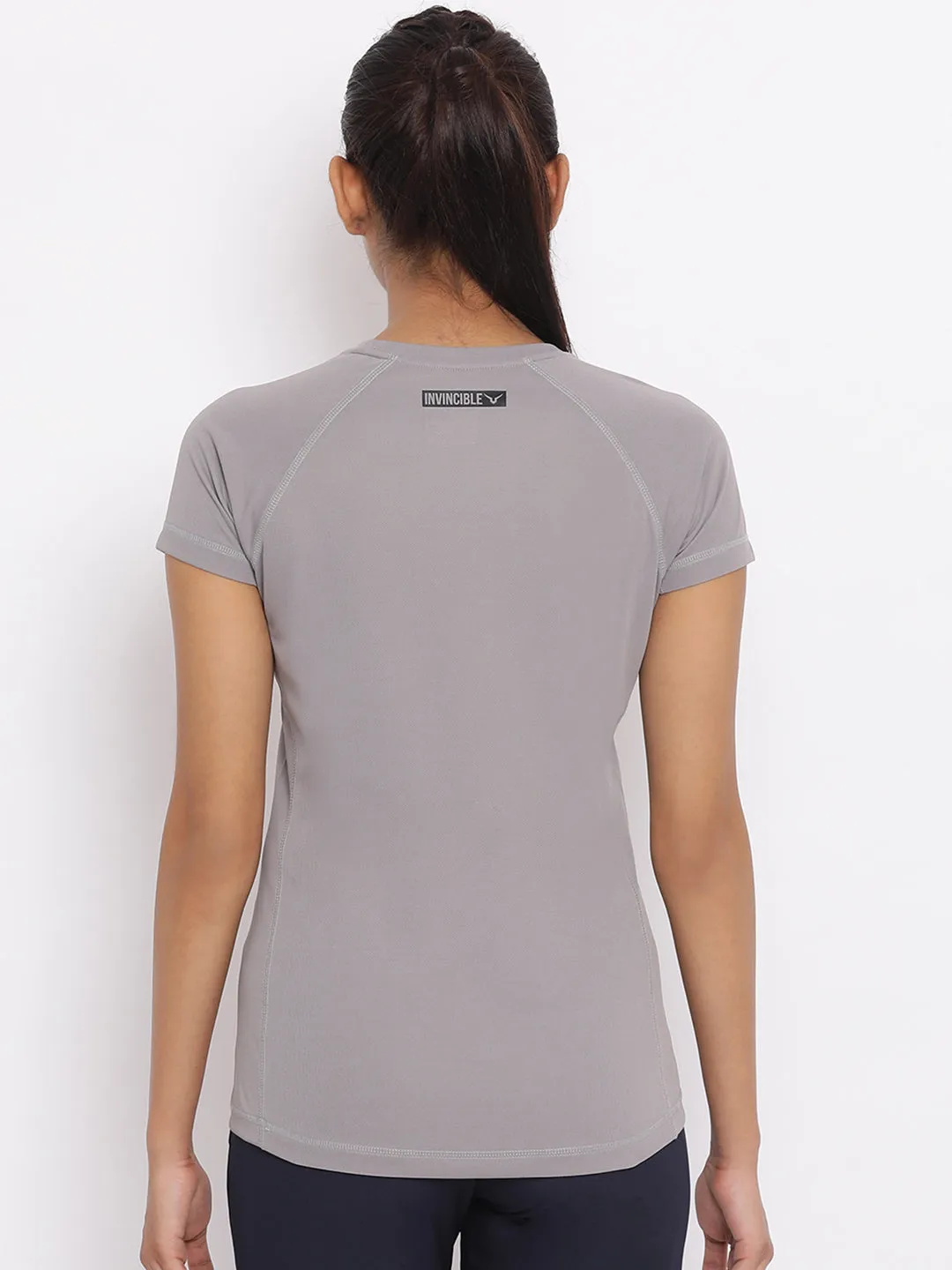Invincible Women’s Gym Yoga Solid Tee