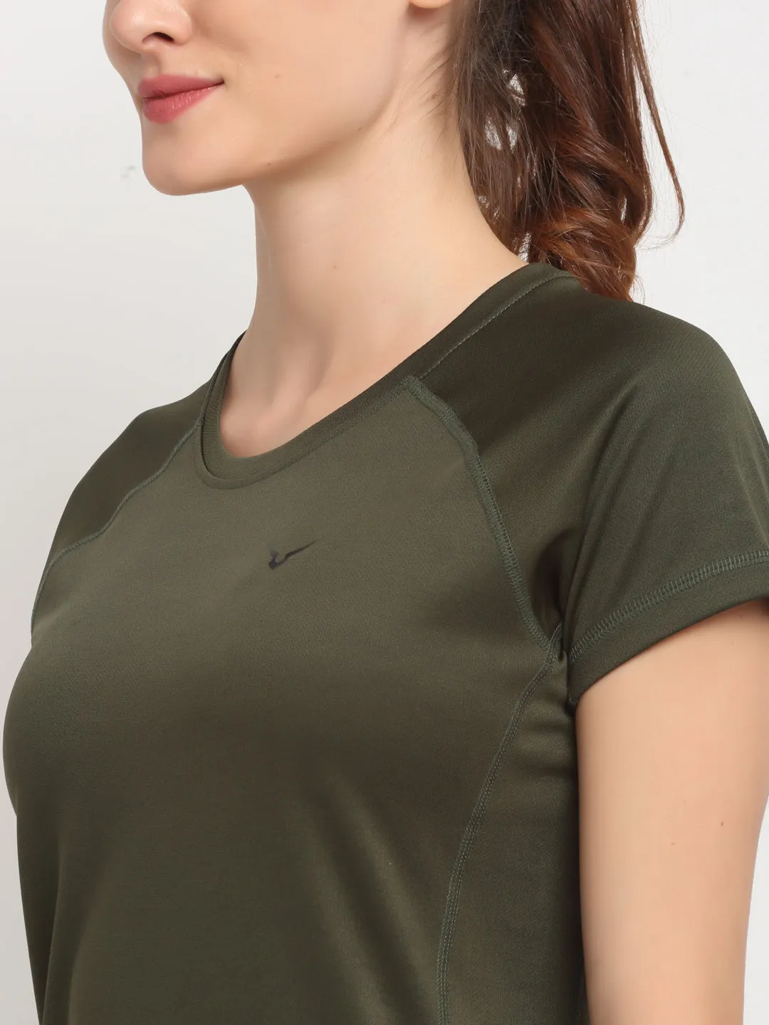 Invincible Women’s Gym Yoga Solid Tee