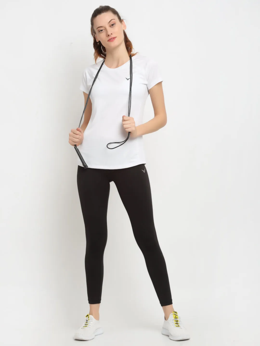 Invincible Women’s Gym Yoga Solid Tee