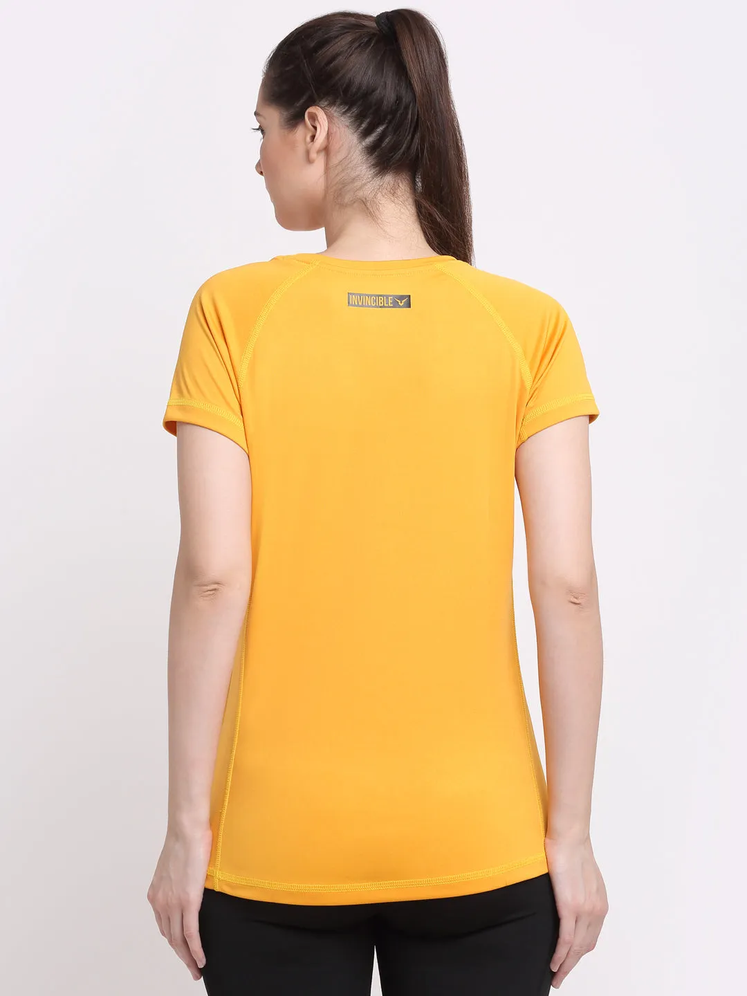 Invincible Women’s Gym Yoga Solid Tee