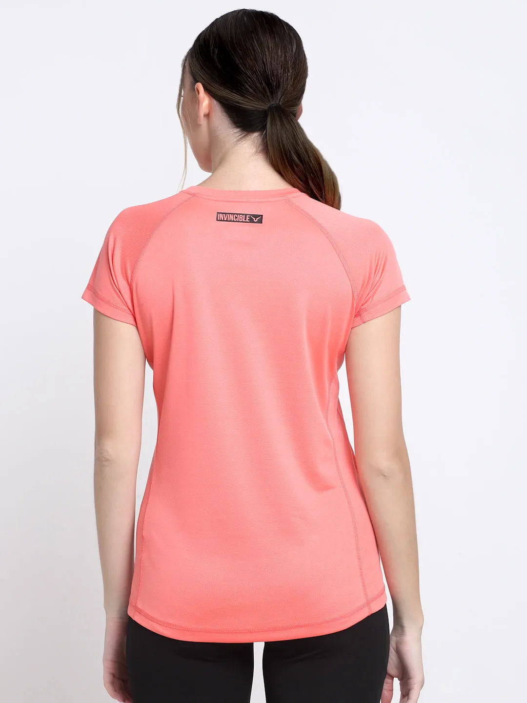 Invincible Women’s Gym Yoga Solid Tee