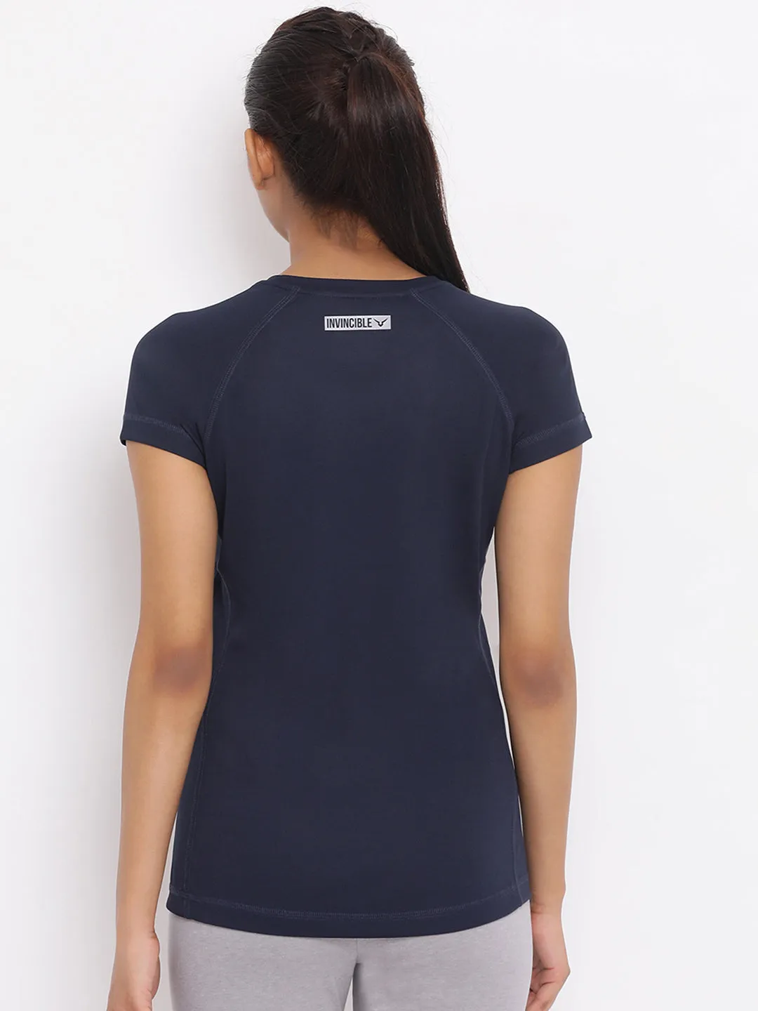 Invincible Women’s Gym Yoga Solid Tee