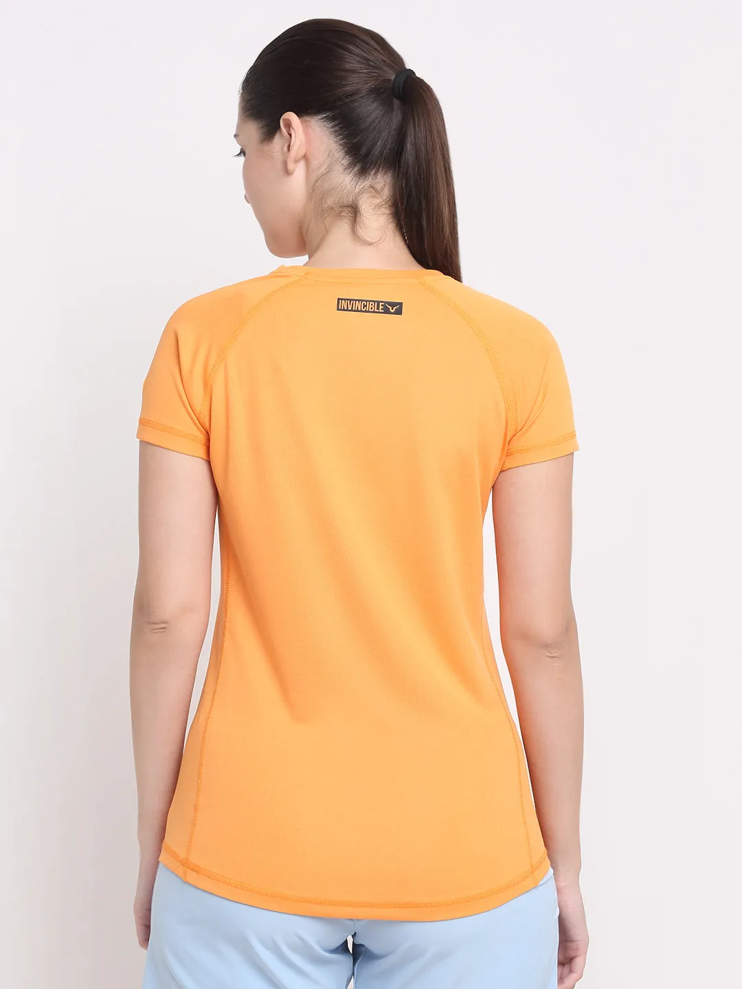 Invincible Women’s Gym Yoga Solid Tee