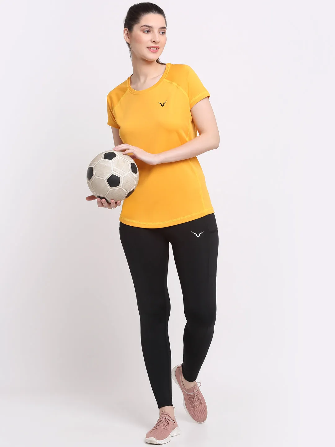 Invincible Women’s Gym Yoga Solid Tee