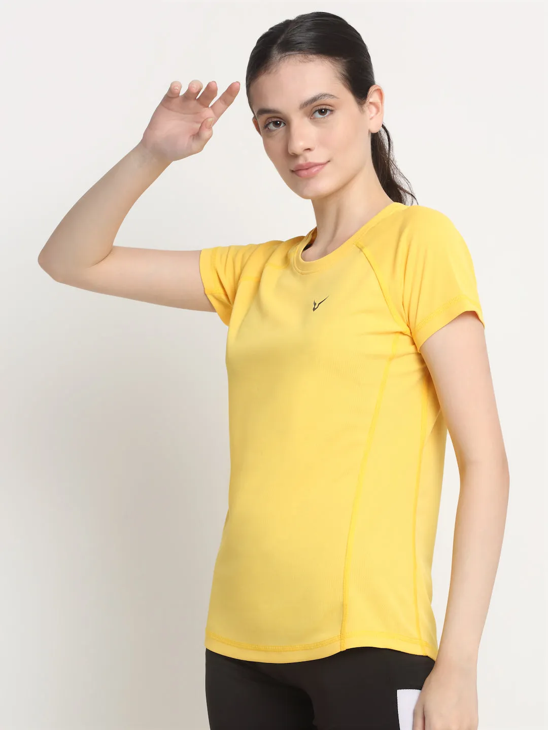 Invincible Women’s Gym Yoga Solid Tee