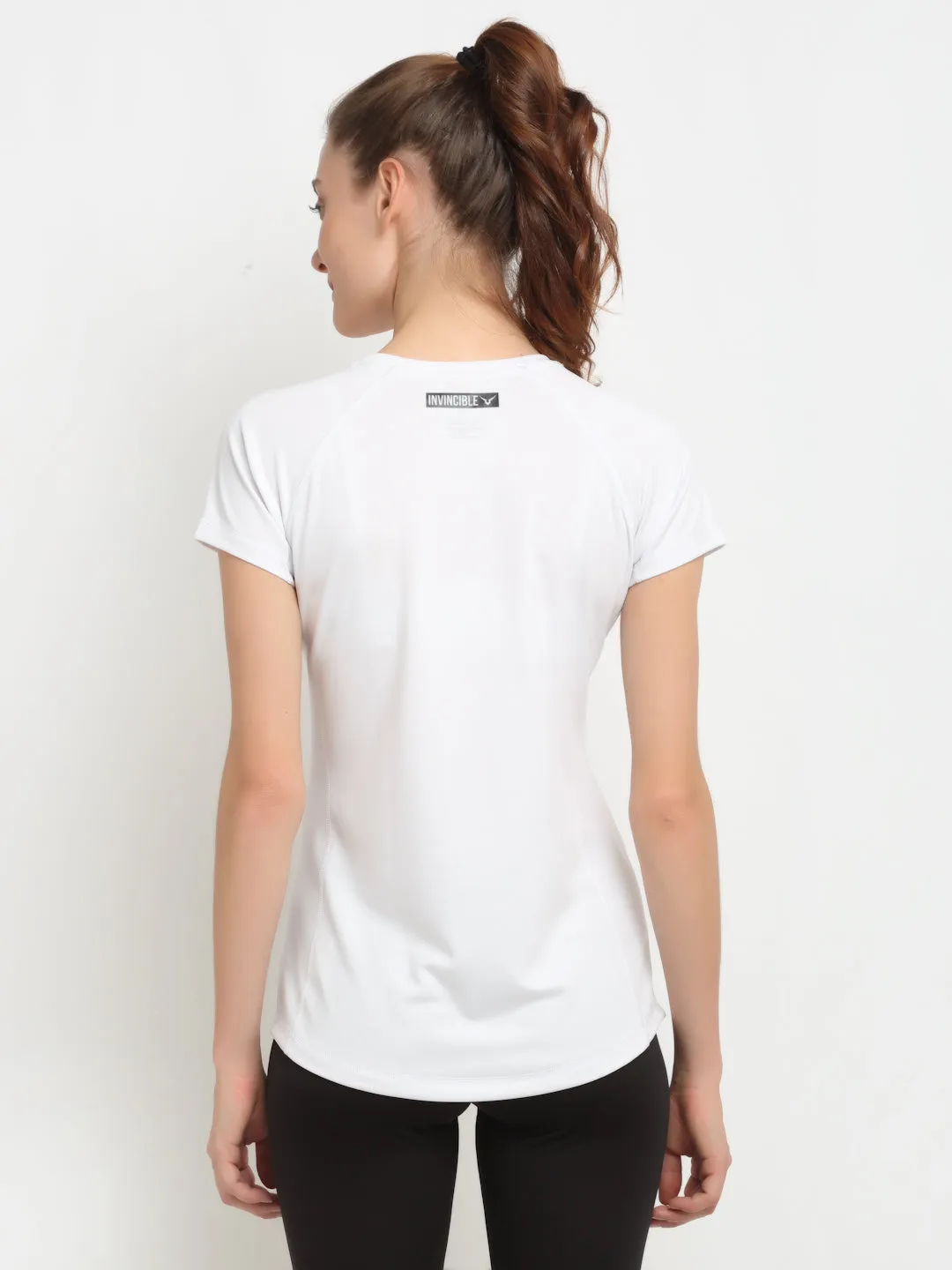 Invincible Women’s Gym Yoga Solid Tee