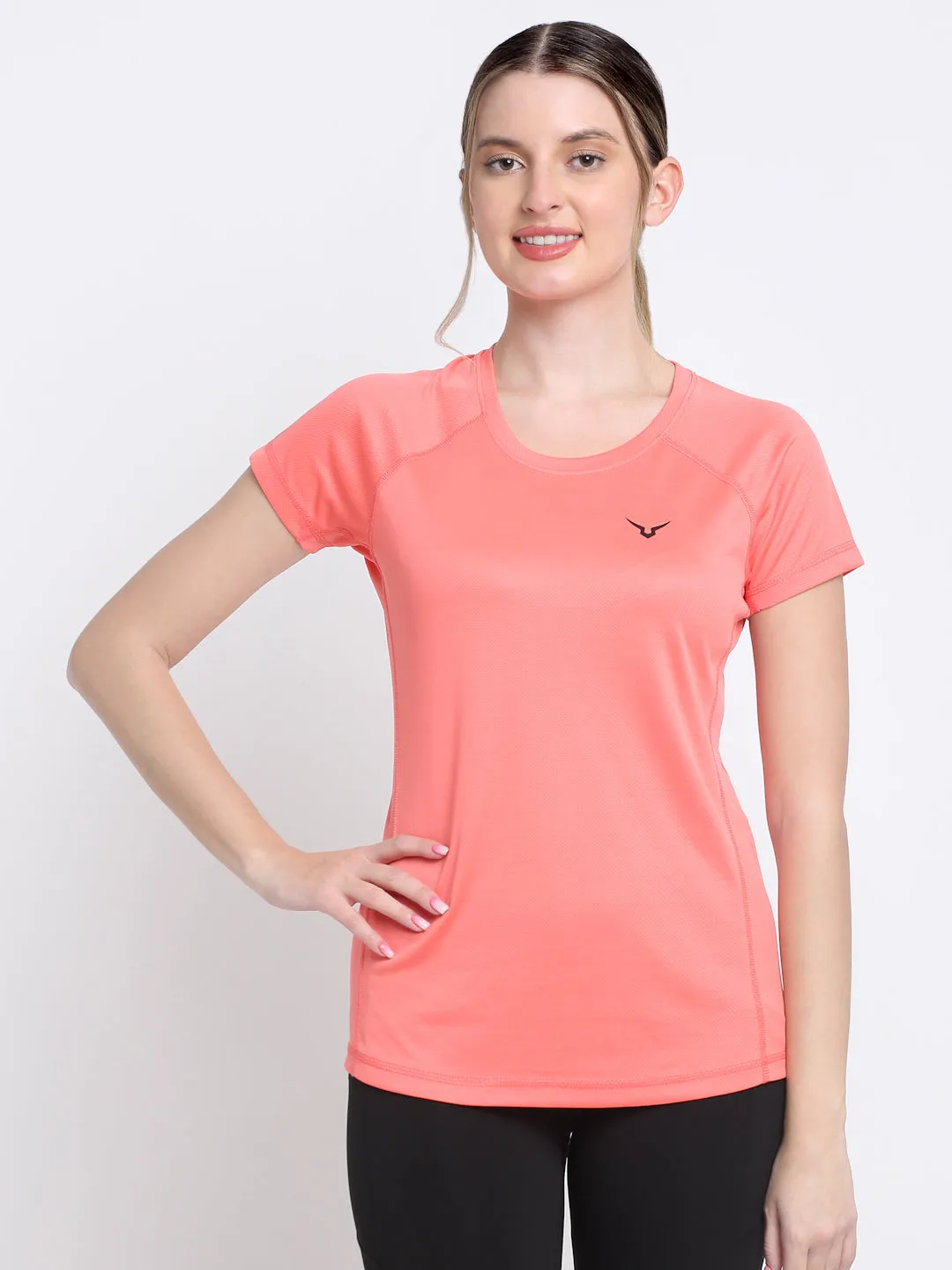Invincible Women’s Gym Yoga Solid Tee