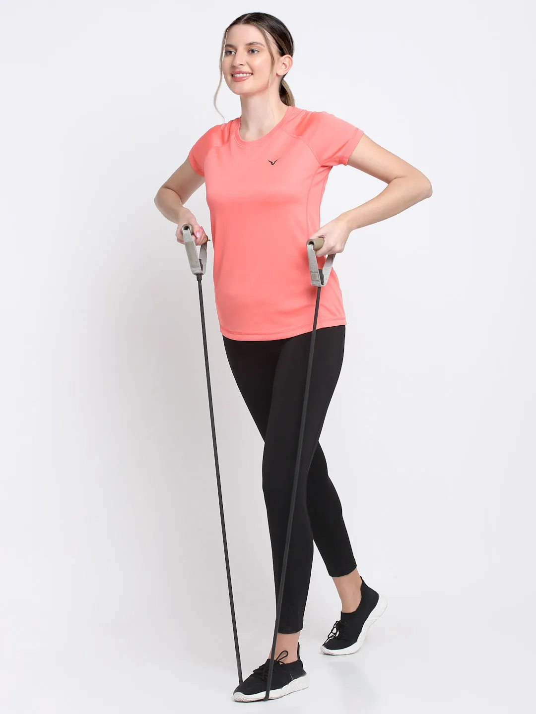Invincible Women’s Gym Yoga Solid Tee