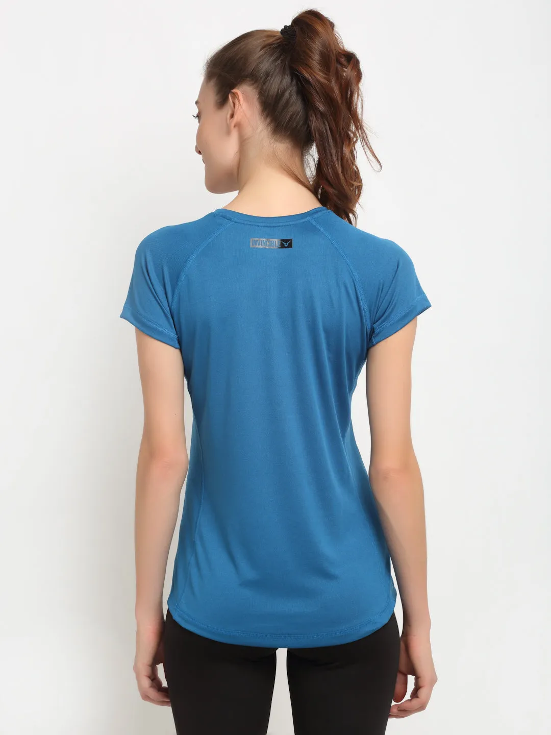 Invincible Women’s Gym Yoga Solid Tee