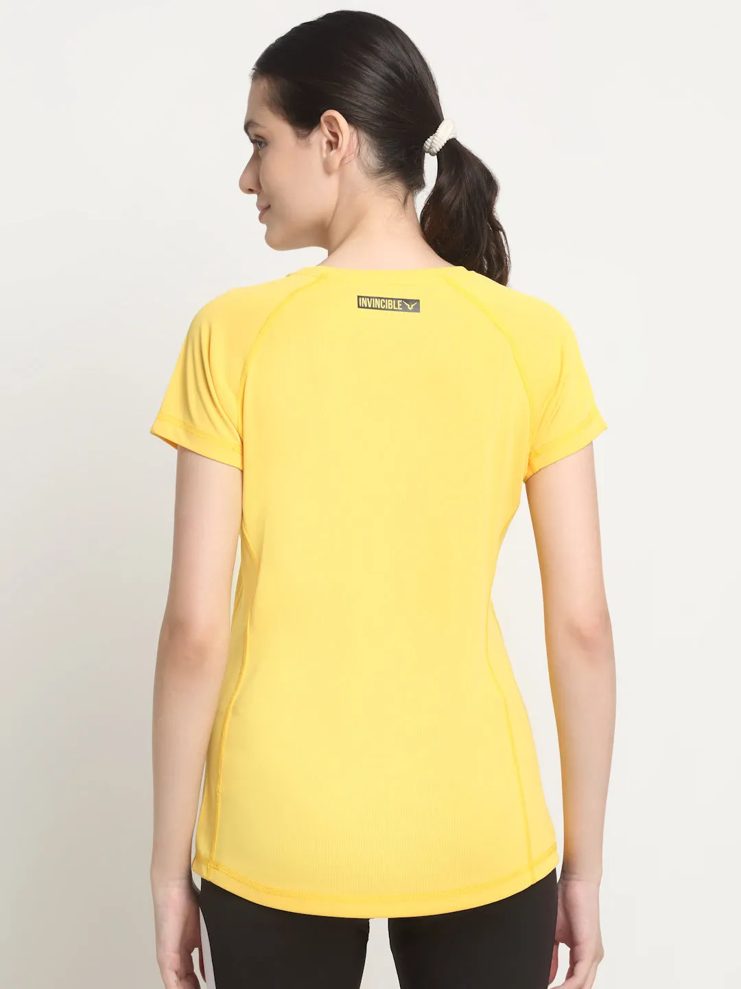 Invincible Women’s Gym Yoga Solid Tee
