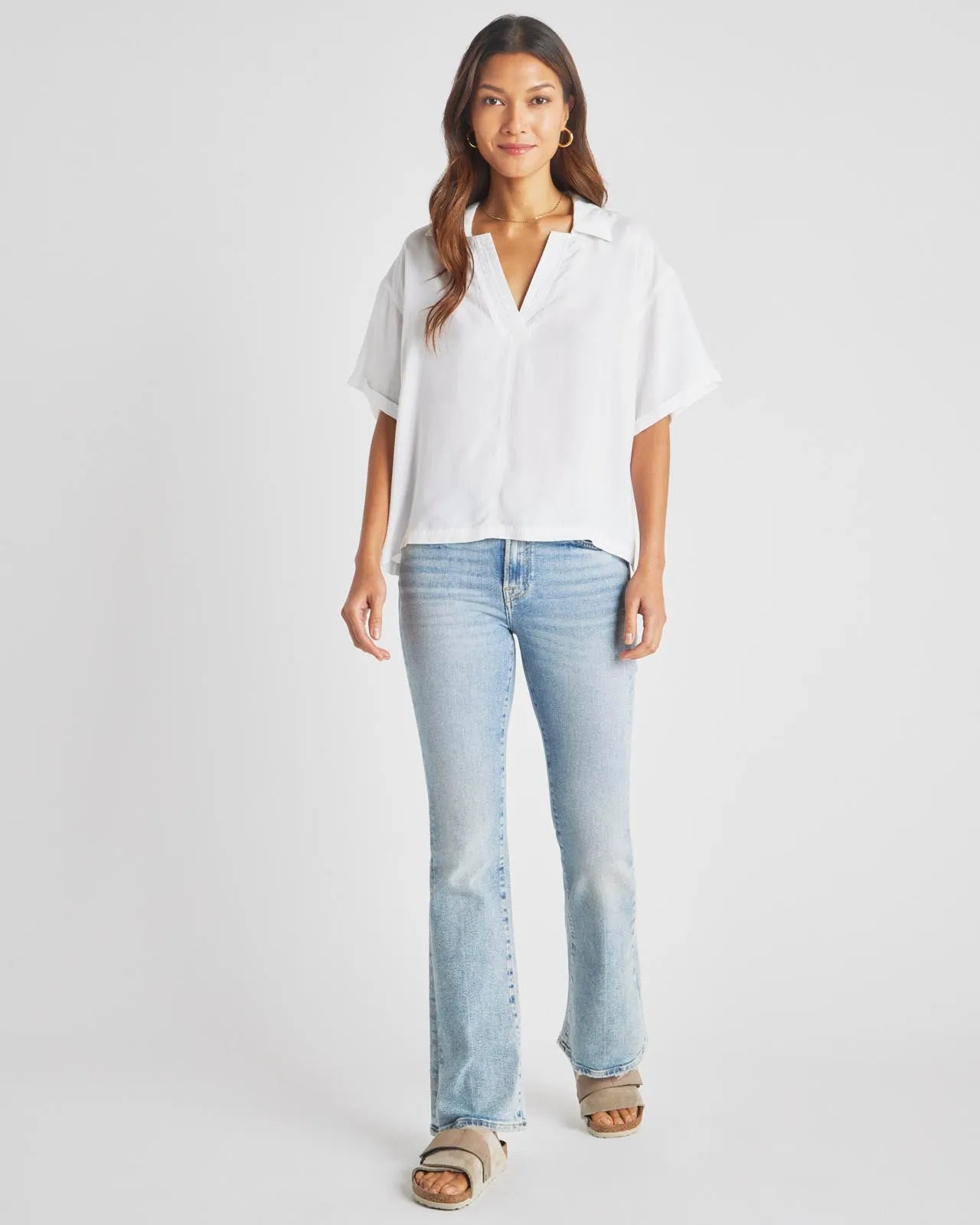 Kailyn Poplin Top